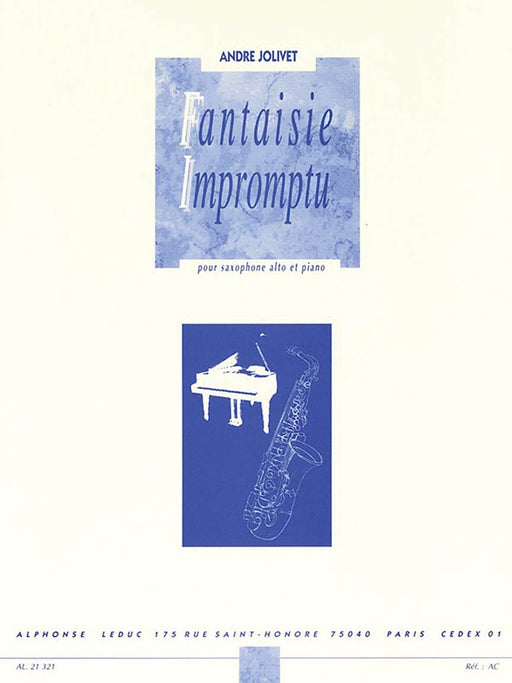 Fantaisie Impromptu for Alto Sax and Piano 若利維 中音薩氏管 鋼琴 即興曲 | 小雅音樂 Hsiaoya Music