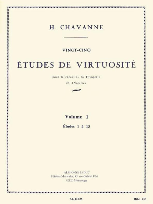 Twenty-five Studies Of Virtuosity, Vol.1 (cornet Or Trumpet) 短號小號 | 小雅音樂 Hsiaoya Music