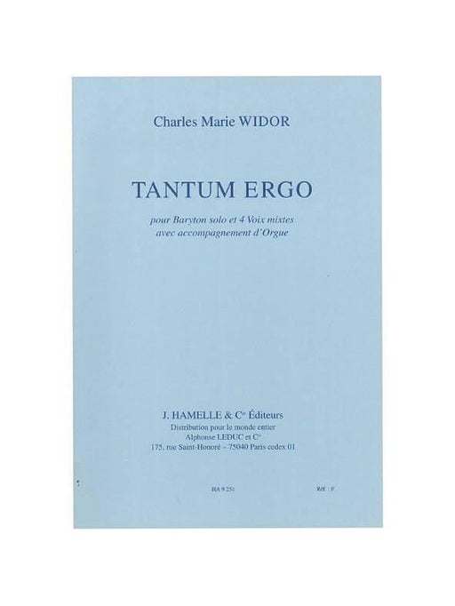 Widor Tantum Ergo Baritone Solo Voice & Organ Book 維多 管風琴 聲樂 | 小雅音樂 Hsiaoya Music