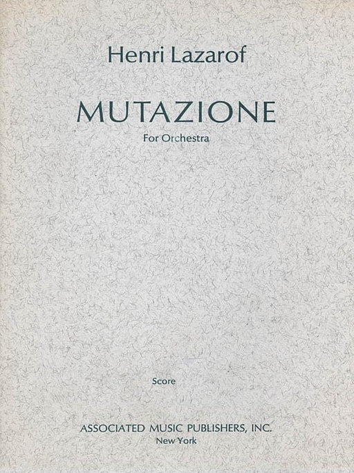Mutazione (1967) Full Score 拉札羅夫 大總譜 | 小雅音樂 Hsiaoya Music
