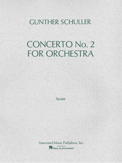 Concerto No. 2 for Orchestra (1976) Full Score 舒勒 協奏曲 管弦樂團大總譜 | 小雅音樂 Hsiaoya Music