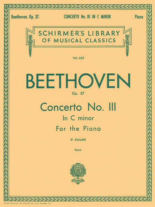 Concerto No. 3 in C Minor, Op. 37 (2-piano score) Schirmer Library of Classics Volume 623 National Federation of Music Clubs 2014-2016 Piano Duet 貝多芬 協奏曲 鋼琴總譜 四手聯彈 | 小雅音樂 Hsiaoya Music