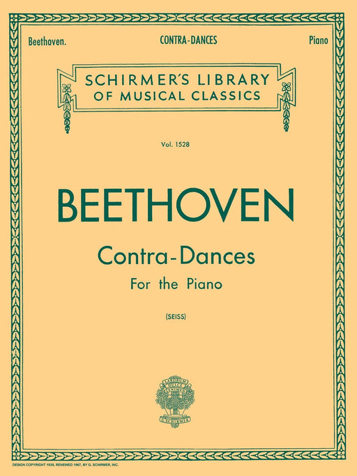 Contra-Dances Schirmer Library of Classics Volume 1528 Piano Solo 貝多芬 舞曲 鋼琴 獨奏 | 小雅音樂 Hsiaoya Music