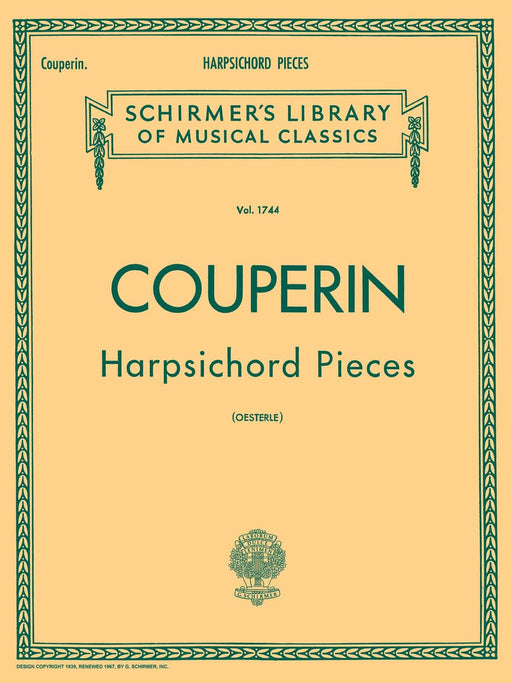 Harpsichord Pieces Schirmer Library of Classics Volume 1744 Harpsichord Solo 庫普蘭弗朗索瓦 大鍵琴小品 大鍵琴獨奏 | 小雅音樂 Hsiaoya Music