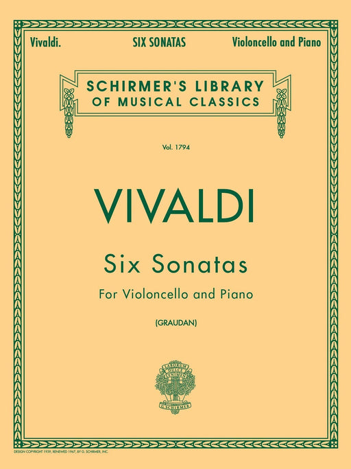Schirmer Library of Classics Volume 1794 Schirmer Library of Classics Volume 1794 Cello and Piano 韋瓦第 大提琴 鋼琴 | 小雅音樂 Hsiaoya Music