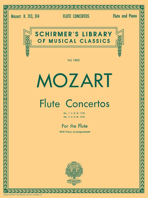 Schirmer Library of Classics Volume 1802 Schirmer Library of Classics Volume 1802 Flute & Piano 莫札特 長笛 鋼琴 | 小雅音樂 Hsiaoya Music