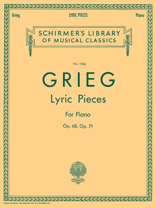 Lyric Pieces - Volume 5: Op. 68, 71 Schirmer Library of Classics Volume 1956 Piano Solo 葛利格 小品 鋼琴 獨奏 | 小雅音樂 Hsiaoya Music