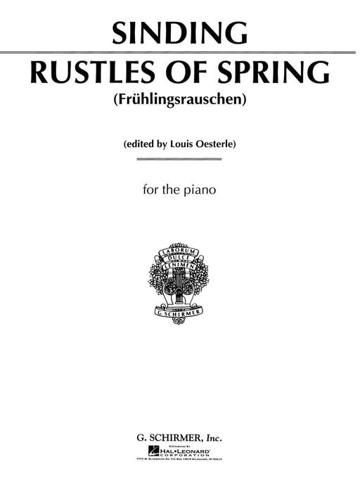 Rustles of Spring, Op. 32, No. 3 (Frühlingsrauschen) Piano Solo 辛定 鋼琴 獨奏 | 小雅音樂 Hsiaoya Music