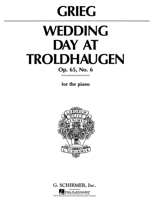 Wedding Day at Troldhaugen Piano Solo 葛利格 鋼琴 獨奏 | 小雅音樂 Hsiaoya Music