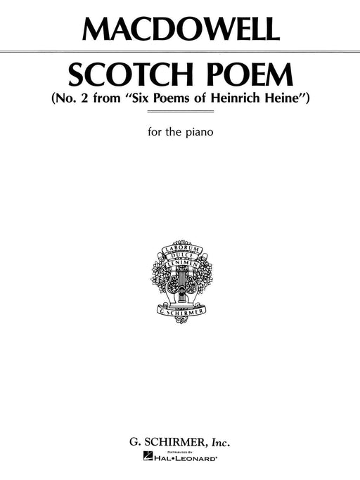 Scotch Poem, Op. 31, No. 2 Piano Solo 麥克道爾 鋼琴 獨奏 | 小雅音樂 Hsiaoya Music