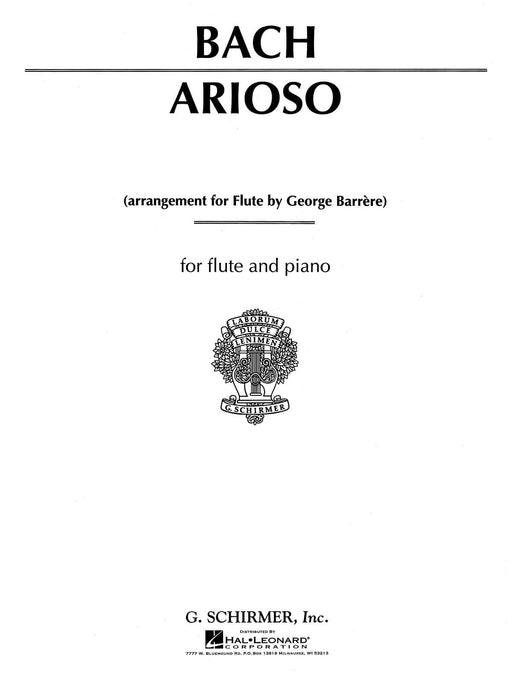 Arioso Flute and Piano 巴赫約翰‧瑟巴斯提安 長笛 鋼琴 | 小雅音樂 Hsiaoya Music