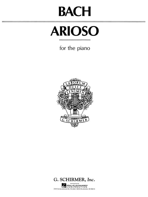 Arioso Piano Solo 巴赫約翰‧瑟巴斯提安 鋼琴 獨奏 | 小雅音樂 Hsiaoya Music