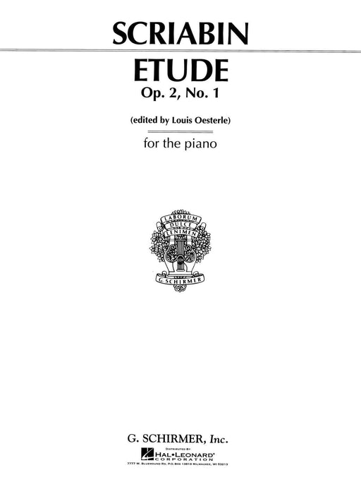 Etude in C# Minor, Op. 2, No. 1 Piano Solo 斯克里亞賓 練習曲 鋼琴 獨奏 | 小雅音樂 Hsiaoya Music