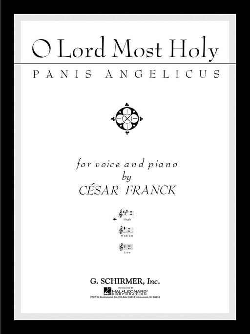 Panis Angelicus (O Lord Most Holy) High Voice in A 法朗克賽札爾 高音 | 小雅音樂 Hsiaoya Music