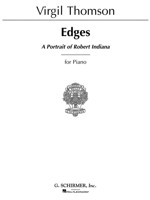 Edges (Portrait of Robert Indiana) Piano Solo 湯姆森,維吉爾 鋼琴 獨奏 | 小雅音樂 Hsiaoya Music