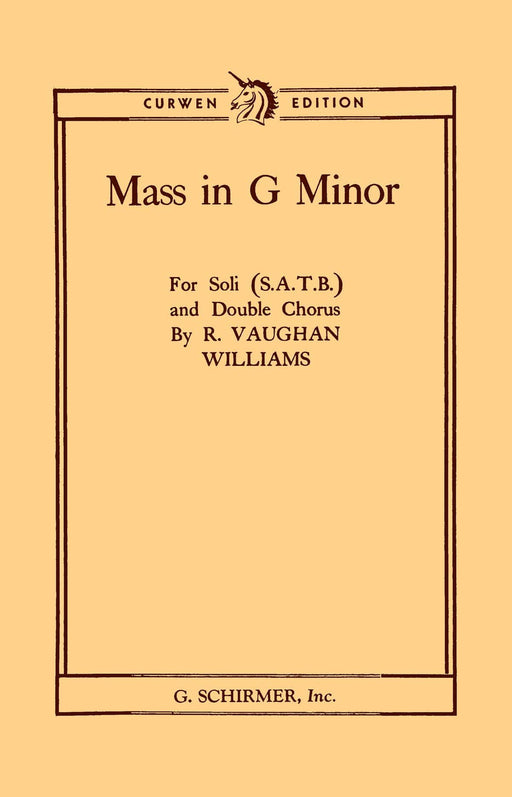 Mass in g minor SATB 沃恩威廉斯 彌撒曲 | 小雅音樂 Hsiaoya Music
