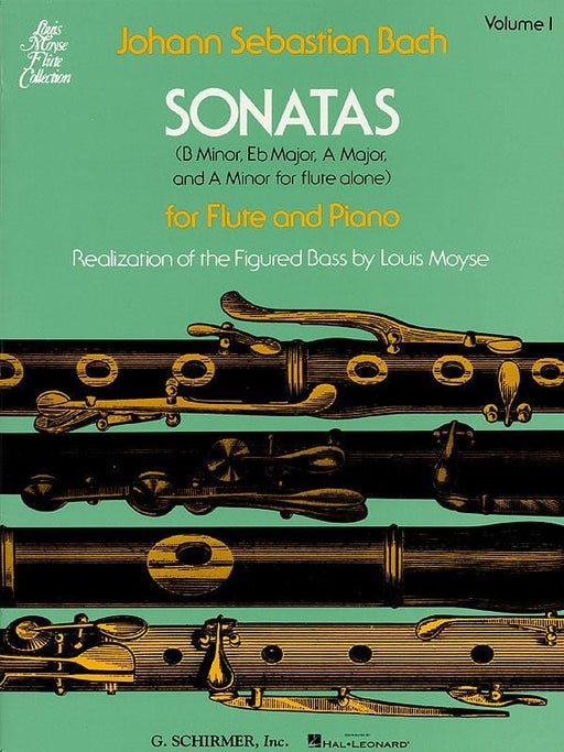 Sonatas for Flute and Piano, Vol. 1 巴赫約翰‧瑟巴斯提安 奏鳴曲 長笛 鋼琴 | 小雅音樂 Hsiaoya Music
