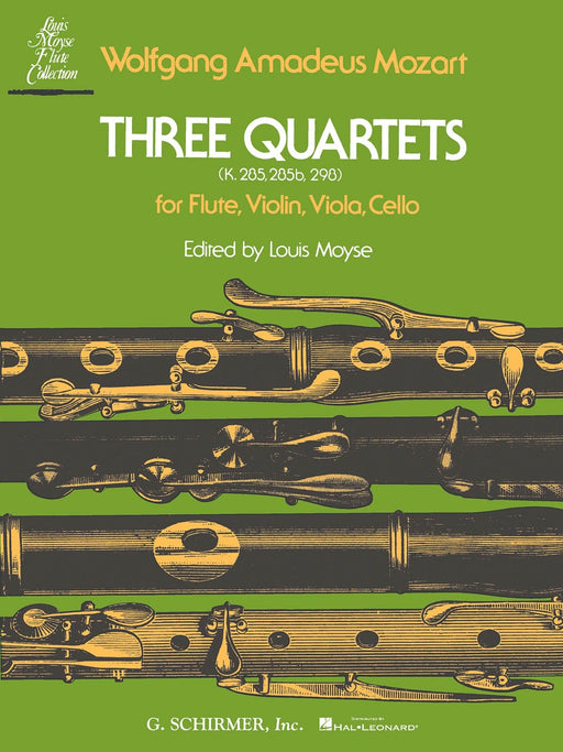 3 Quartets (K.285, K.285b and K.298) Score and Parts 莫札特 四重奏 | 小雅音樂 Hsiaoya Music