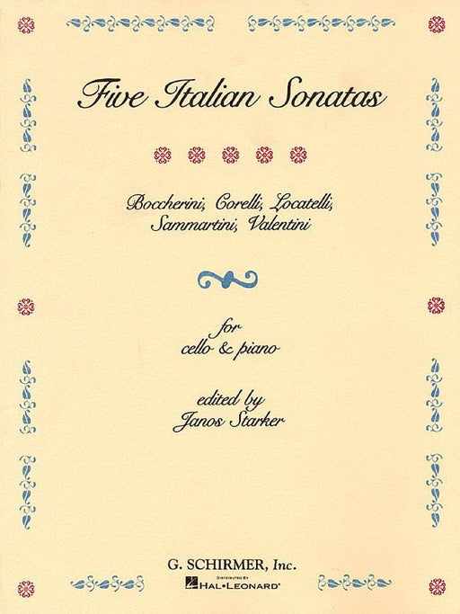 5 Italian Sonatas Cello and Piano 奏鳴曲 大提琴 鋼琴 | 小雅音樂 Hsiaoya Music