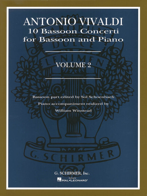 10 Bassoon Concerti, Vol. 2 Bassoon with Piano Accompaniment 韋瓦第 低音管 鋼琴 伴奏 | 小雅音樂 Hsiaoya Music