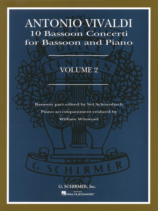 10 Bassoon Concerti, Vol. 2 Bassoon with Piano Accompaniment 韋瓦第 低音管 鋼琴 伴奏 | 小雅音樂 Hsiaoya Music