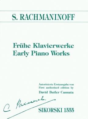 Early Piano Works Nine Pieces With Critical Commentary 拉赫瑪尼諾夫 鋼琴 小品 | 小雅音樂 Hsiaoya Music