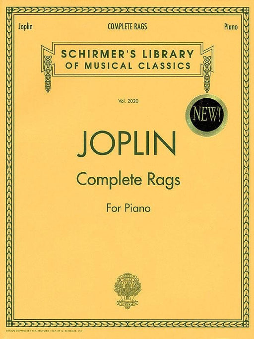 Joplin - Complete Rags for Piano Schirmer Library of Classics Volume 2020 Piano Solo 喬普林 鋼琴 獨奏 | 小雅音樂 Hsiaoya Music