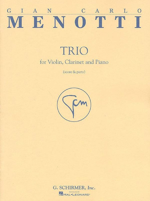 Trio Score and Parts for Violin, Clarinet and Piano 三重奏 小提琴 豎笛 鋼琴 | 小雅音樂 Hsiaoya Music
