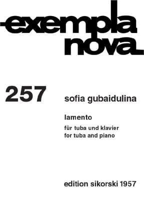 lamento für tuba und klavier (1977) Tuba in C (B.C.) 古拜杜莉娜 輓歌 低音號 | 小雅音樂 Hsiaoya Music