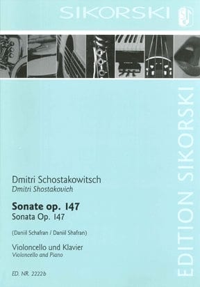 Sonata for Violoncello and Piano 蕭斯塔科維契‧德米特里 奏鳴曲 大提琴(含鋼琴伴奏) | 小雅音樂 Hsiaoya Music