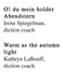 Diction Coach - G. Schirmer Opera Anthology (Arias for Baritone) Arias for Baritone 歌劇 詠唱調 詠唱調 | 小雅音樂 Hsiaoya Music