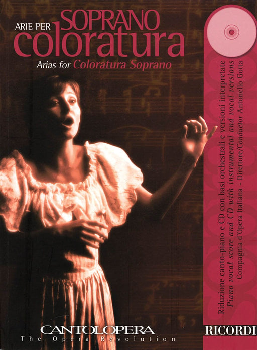 Arias for Coloratura Soprano Cantolopera Series Book/CD Pack 詠唱調 詠嘆調 聲樂 | 小雅音樂 Hsiaoya Music