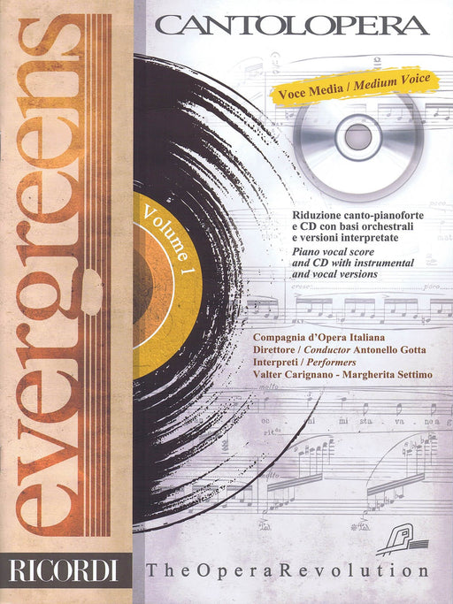 Evergreens Cantolopera Series Medium Voice, Vol. 1 中音 | 小雅音樂 Hsiaoya Music