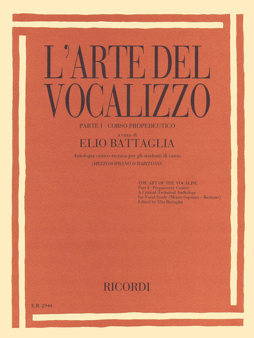 The Art of the Vocalise - Part I Mezzo-Soprano / Baritone 聲樂練習曲 次女高音 聲樂與器樂 | 小雅音樂 Hsiaoya Music