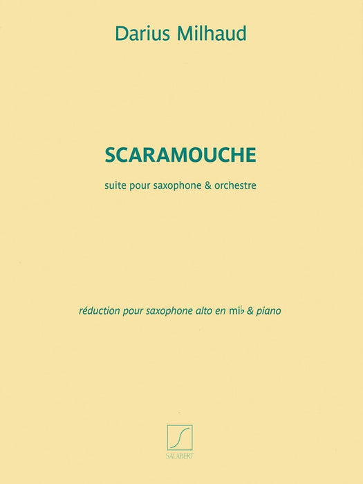 Scaramouche Alto Saxophone and Piano Reduction 米堯 丑角 中音薩氏管 鋼琴 | 小雅音樂 Hsiaoya Music