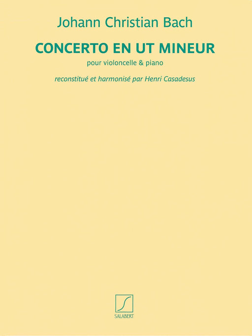 Concerto en ut Mineur for Cello and Piano 巴赫約翰‧克里斯提安 協奏曲 大提琴(含鋼琴伴奏) | 小雅音樂 Hsiaoya Music