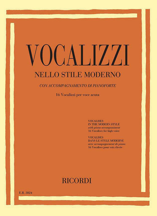 Vocalises in the Modern Style [Vocalizzi Nello Stile Moderno] High Voice 現代風格 高音 聲樂練習曲 高音 | 小雅音樂 Hsiaoya Music