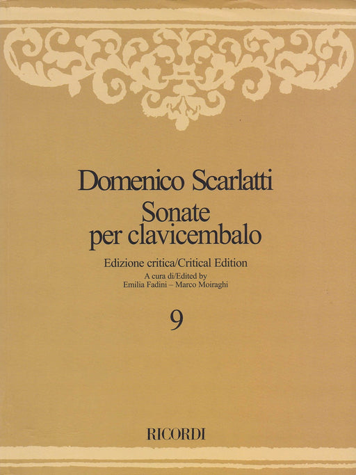 Sonate per Clavicembalo Volume 9 Critical Edition Sonatas for Harpsichord 斯卡拉第‧多梅尼科 大鍵琴 奏鳴曲 | 小雅音樂 Hsiaoya Music