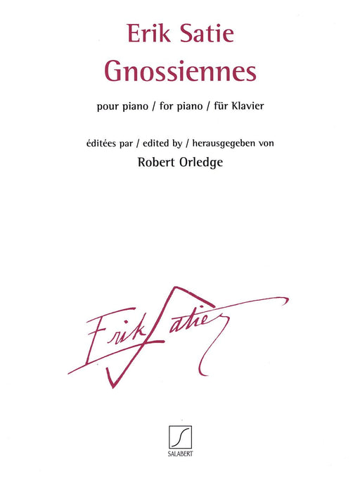 Gnossiennes Revised Edition by Robert Orledge - Piano Solo 薩悌 鋼琴 | 小雅音樂 Hsiaoya Music