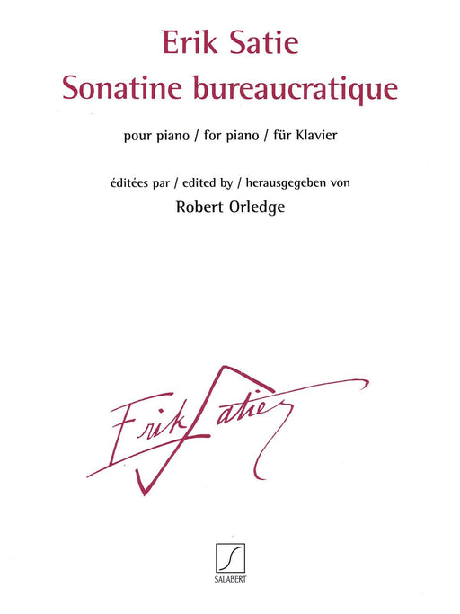 Sonatine bureaucratique for Piano 薩悌 鋼琴 | 小雅音樂 Hsiaoya Music