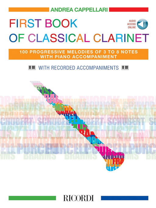 First Book of Classical Clarinet 100 Progressive Melodies of 3 to 8 Notes with Piano Accompaniment 古典 伴奏 豎笛 | 小雅音樂 Hsiaoya Music