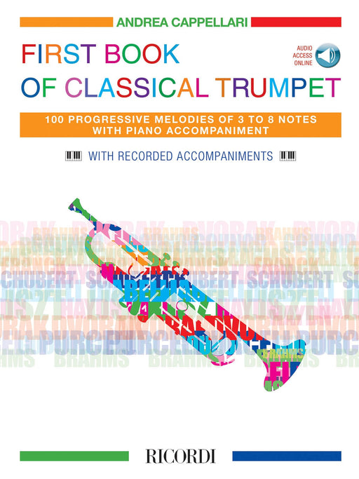 The First Book of Classical Trumpet 100 Progressive Melodies of 3 to 8 Notes with Piano Accompaniment 古典 伴奏 小號 | 小雅音樂 Hsiaoya Music