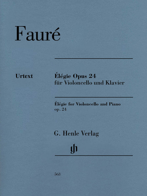 Gabriel Fauré - Élégie for Violoncello and Piano, Op. 24 With Marked and Unmarked String Parts 佛瑞 悲歌 大提琴(含鋼琴伴奏) 亨乐版 | 小雅音樂 Hsiaoya Music
