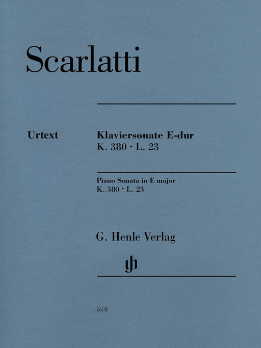 Piano Sonata in E Major, K. 380, L. 23 斯卡拉第‧多梅尼科 奏鳴曲 鋼琴 亨乐版 | 小雅音樂 Hsiaoya Music