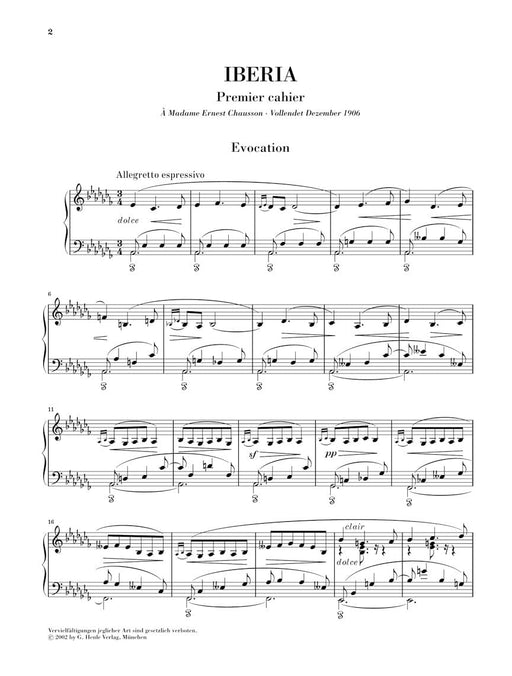 Iberia - First Book Piano Solo 阿爾貝尼士 鋼琴 伊比利亞 亨乐版 | 小雅音樂 Hsiaoya Music