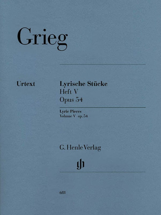 Lyric Pieces, Volume V Op. 54 Piano Solo 葛利格 抒情鋼琴小品(五) 亨乐版 | 小雅音樂 Hsiaoya Music