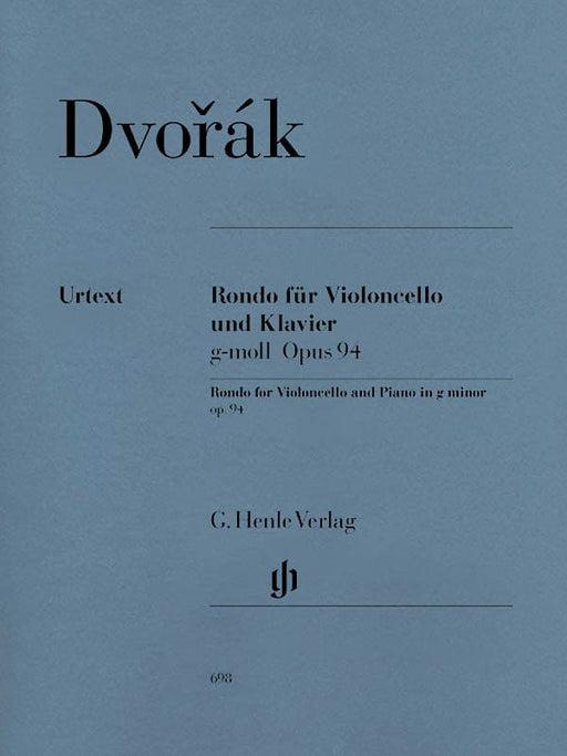 Rondo for Violoncello and Piano G minor Op. 94 德弗札克 迴旋曲 大提琴(含鋼琴伴奏) 亨乐版 | 小雅音樂 Hsiaoya Music