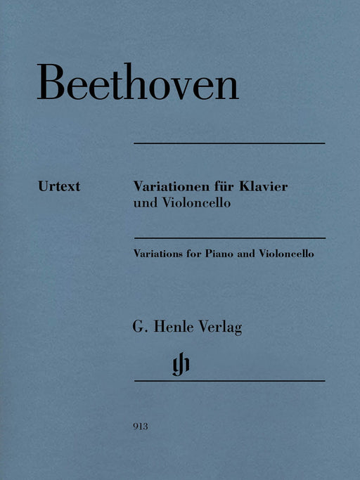 Variations for Piano and Violoncello 貝多芬 變奏曲 大提琴(含鋼琴伴奏) 亨乐版 | 小雅音樂 Hsiaoya Music