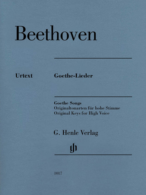 Ludwig van Beethoven - Goethe Songs 貝多芬 歌德歌曲 高音 亨乐版 | 小雅音樂 Hsiaoya Music