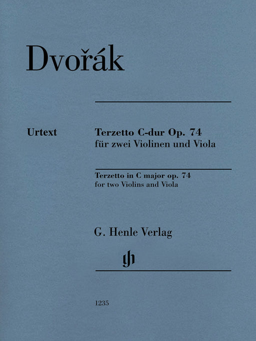 Terzetto in C Major, Op. 74 for Two Violins and Viola 德弗札克 中提琴 小提琴 弦樂三重奏 亨乐版 | 小雅音樂 Hsiaoya Music